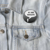 I HAVE NARCOLEPSY speech bubble Ronde Button 5,7 Cm (In situ)