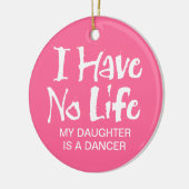 I Have No Life Keramisch Ornament (Links)