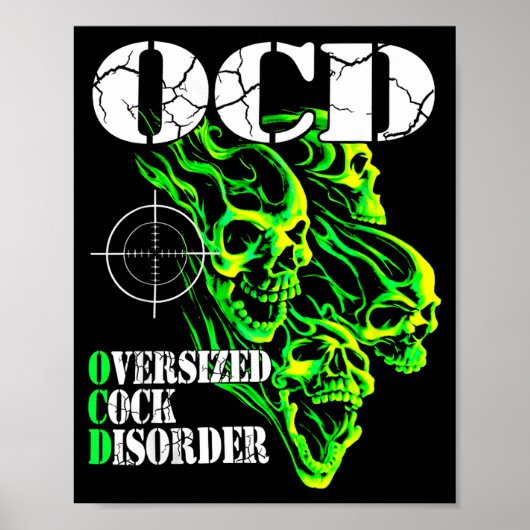 I Have Ocd Oversized Disorder  Poster (Voorkant)