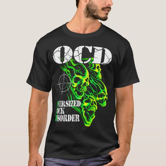 I Have Ocd Oversized Disorder  T-shirt (Voorkant)