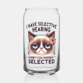 I Have Selective Hearing Funny Cat Lover Gift  (Recto)