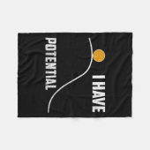 I Have Tential Funny Physics Teacher Science  Fleece Deken (Voorkant (Horizontaal))