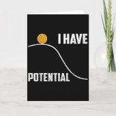 I Have Tential Funny Physics Teacher Science Kaart (Voorkant)