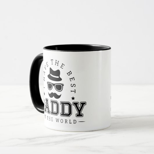 "I Have The Best Daddy In The World" Mug (Devant gauche)