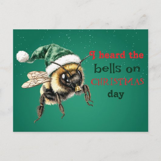 I Heard the Bells on Christmas Day Briefkaart (Voorkant)