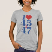 I Heart 45 & 47 T-Shirt (Voorkant)