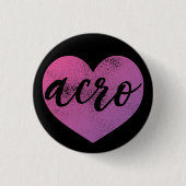 I Heart Acro Button (Voorkant)