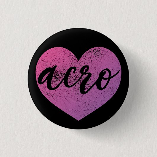 I Heart Acro Button (Voorkant)