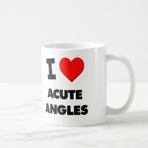 I Heart Acute Hoeken Koffiemok