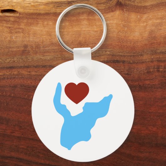 I heart Adams Point Keychain (Achterkant)