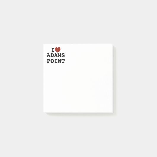 I heart Adams Point Post-It Notes (Voorkant)