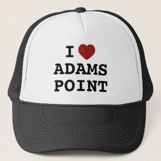 I heart Adams Point Trucker Hat Pet