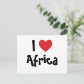 I Heart Afrika Briefkaart (Staand voorkant)