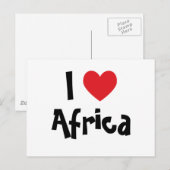 I Heart Afrika Briefkaart (Voorkant / Achterkant)