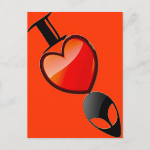 I *Heart* Aliens-Briefkaart Briefkaart