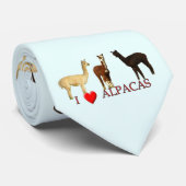 I "Heart" Alpacas Stropdas (Opgerold)