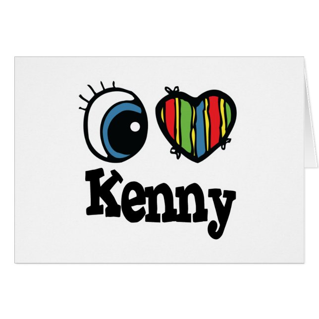 I Heart (Amour) Kenny (Devant horizontal)