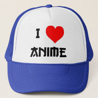 I Heart Anime Trucker Hat Pet