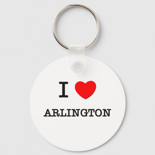 I Heart ARLINGTON Sleutelhanger (Voorkant)