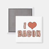 I Heart Bacon Magnet 001 (Recto/Verso)