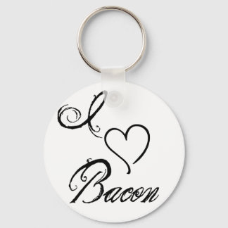 I Heart Bacon Sleutelhanger