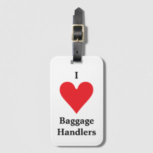 I Heart Bagglers Bagagelabel