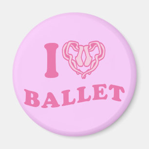 I Heart Ballet Magneet