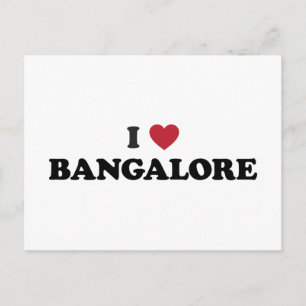 I Heart Bangalore India Briefkaart
