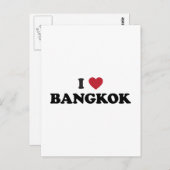 I Heart Bangkok Thailand Briefkaart (Voorkant / Achterkant)