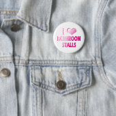 I Heart Bathroom Stalls Ronde Button 5,7 Cm (In situ)
