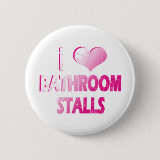 I Heart Bathroom Stalls Ronde Button 5,7 Cm