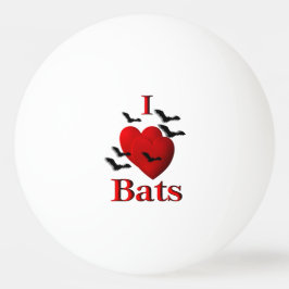 I Heart Bats Pingpongballen