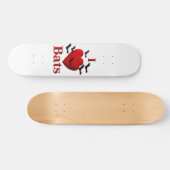 I Heart Bats Skateboard (Horizontaal)