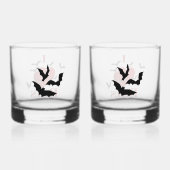 I Heart Bats Whisky Glas (Achterkant)