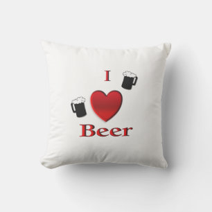 I Heart Beer Design Buitenkussen