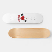 I Heart Beer Design Skateboard (Horizontaal)