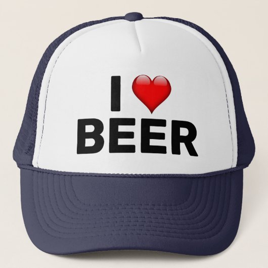 I Heart Beer Trucker Pet (Voorkant)