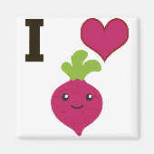 I Heart Beets Magneet (Voorkant)