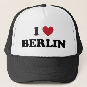I Heart Berlin Duitsland Trucker Pet