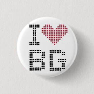 I Heart BG Ronde Button 3,2 Cm