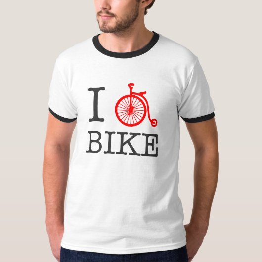 I (Heart) Bike T-Shirt (Voorkant)