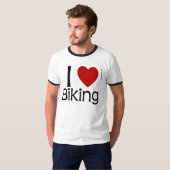 I Heart Biking Shirt (Voorkant volledig)