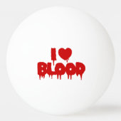 I HEART BLOED PINGPONGBALLEN (Achterkant)