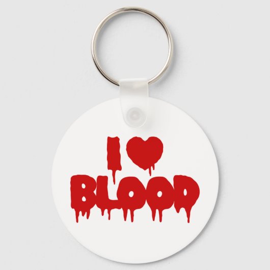 I HEART BLOED SLEUTELHANGER (Voorkant)