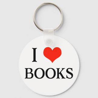 I Heart Books Sleutelhanger