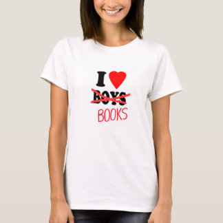 I HEART BOOKS T-SHIRT