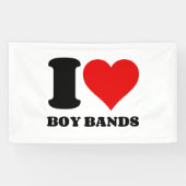 I HEART BOY BANDS SPANDOEK (Horizontaal)