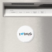 I Heart Boys Aqua Magneet (Insitu (Vaatwasser))
