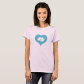 I Heart Bunnies T-shirt (Voorkant volledig)