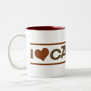 I Heart Caffeine Coffee Mok